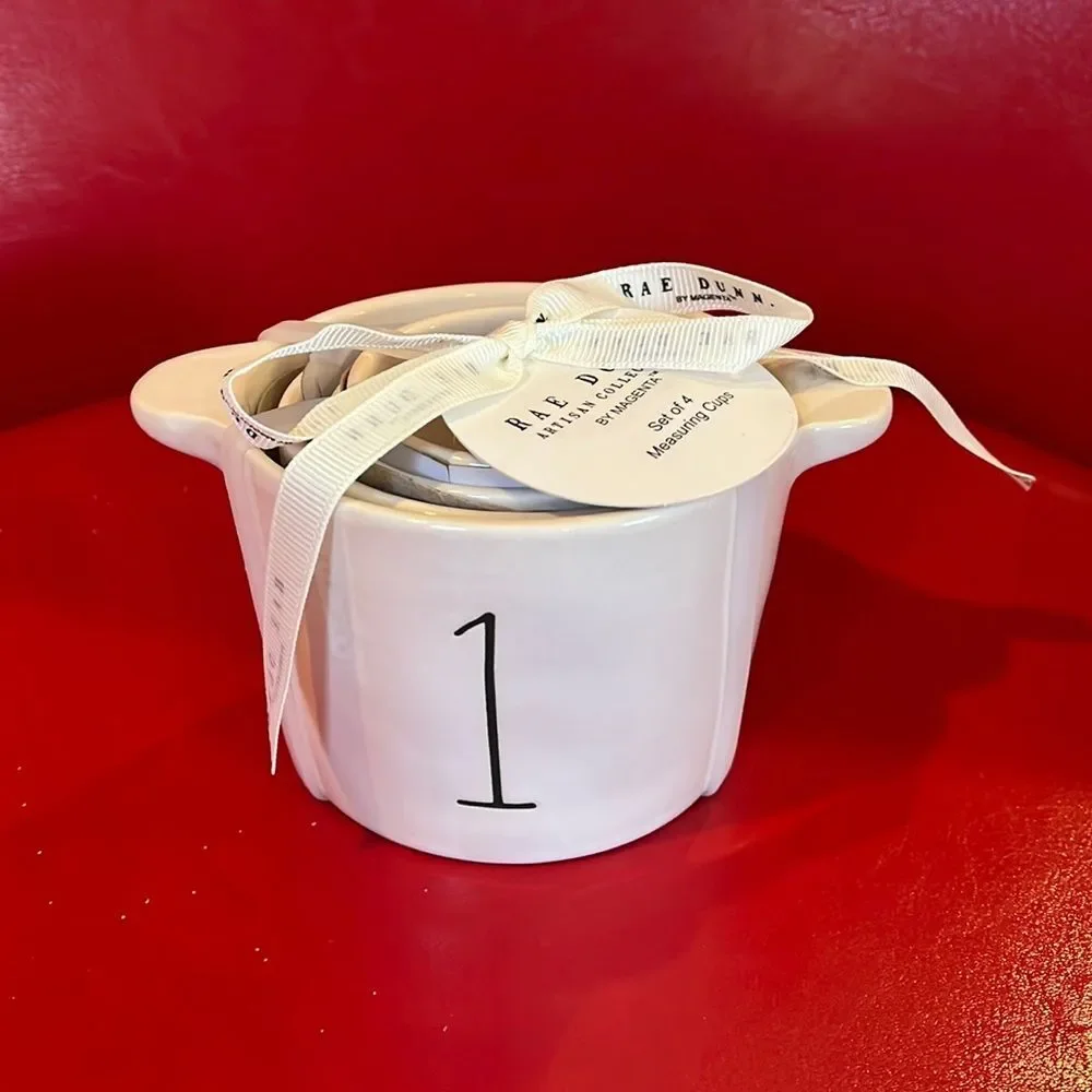 NWT Rae Dunn bucket measuring cups